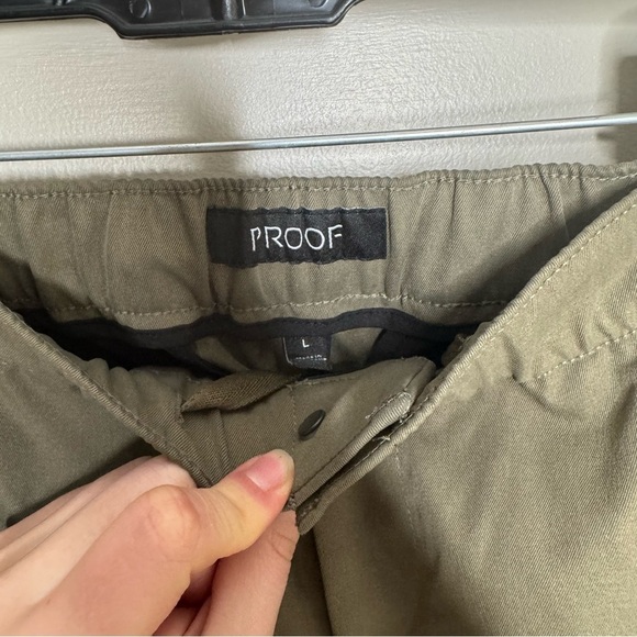 Proof olive men’s jogger pants large - Picture 6 of 8